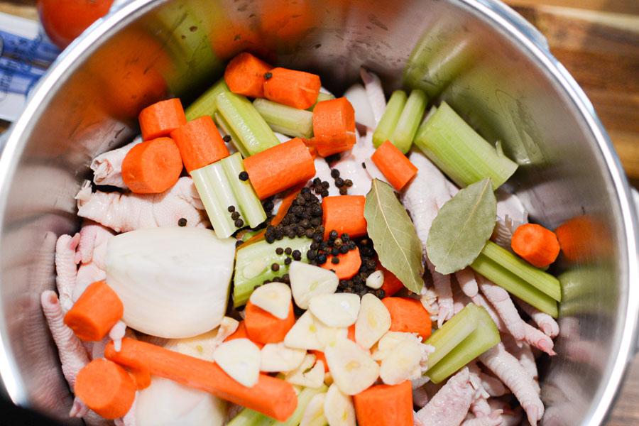 Pressure Cooker Chicken Stock | Pantry To Table