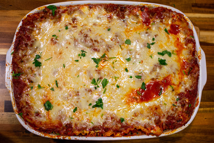 Lasagna with Meat Sauce | Pantry To Table