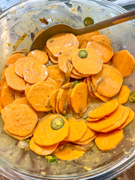 Indian-Spiced Scalloped Sweet Potatoes | Pantry To Table