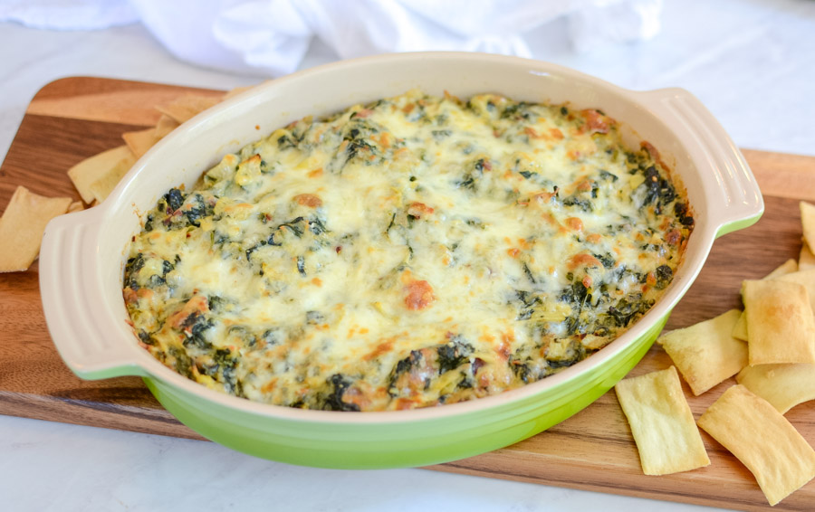 Spicy Spinach Artichoke Dip With Bacon | Pantry To Table